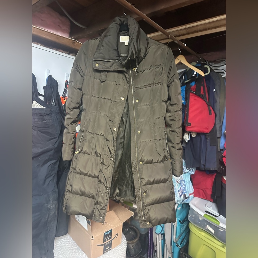 Women's Brown Quilted Coat Michael kors - Picture 3 of 6